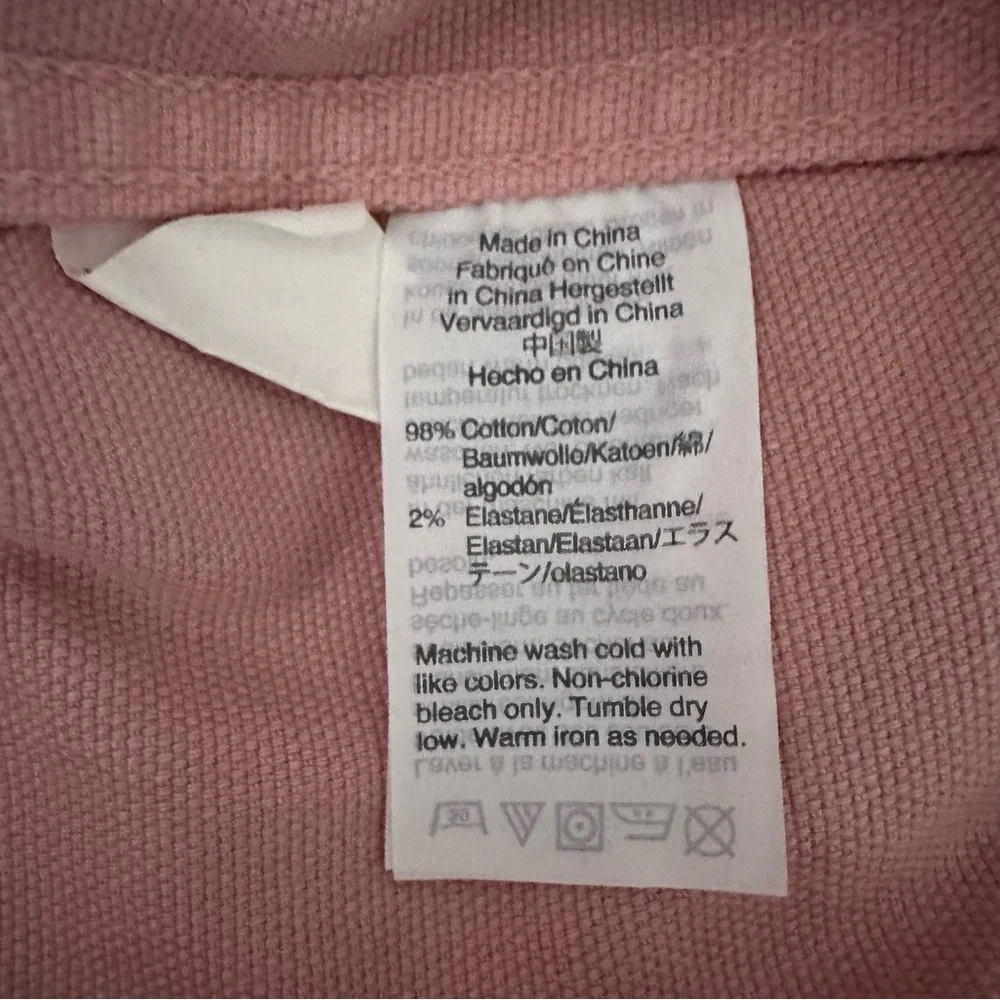 Madewell Emmett Wide Leg Cropped Pants in light pink